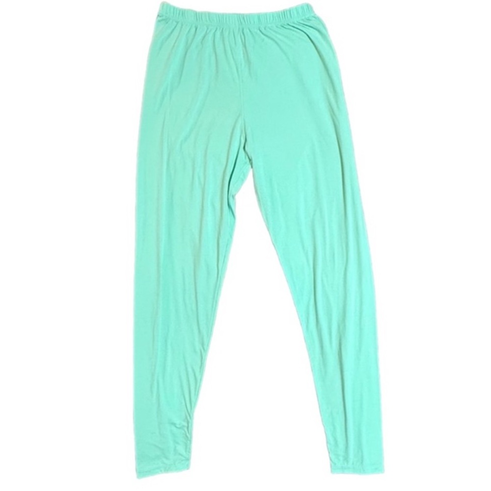 ✨ Butter Soft Plus Size Leggings 3X | Pink, Brown, Mint | Cozy Lounge - Picture 2 of 9